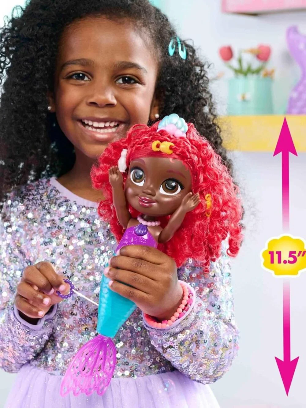 Just Play Disney Junior Bubbles Fun Ariel Doll and Accessories Amazon Exclusive